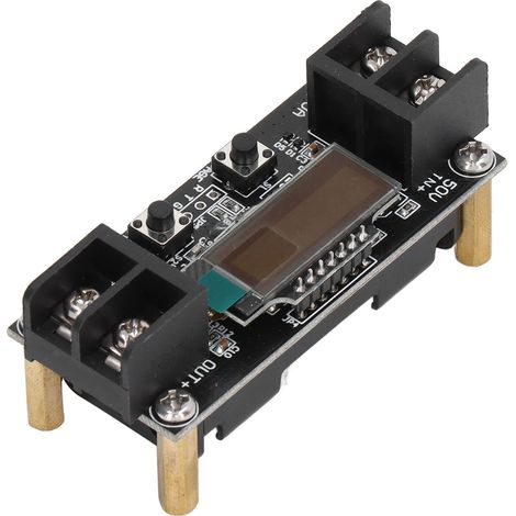 Digitaler Solartester mit Anzeige, Spannungs-, Strom- und Leistungsüberwachung sowie Timer, 10 A, 12 V, 24 V, Bedienfeld für Photovoltaikanlagen (1/5)