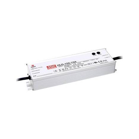 Mean Well HLG-150H-12A Driver LED 150W Gris IP65