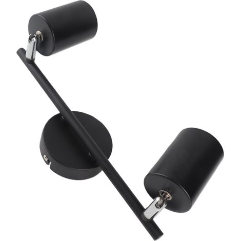 Kit d'éclairage sur rail LED à 2 spots, rail de 27,4 cm (10,8 pouces), rotation à 90°, compatible avec ampoules GU10. (1/5)