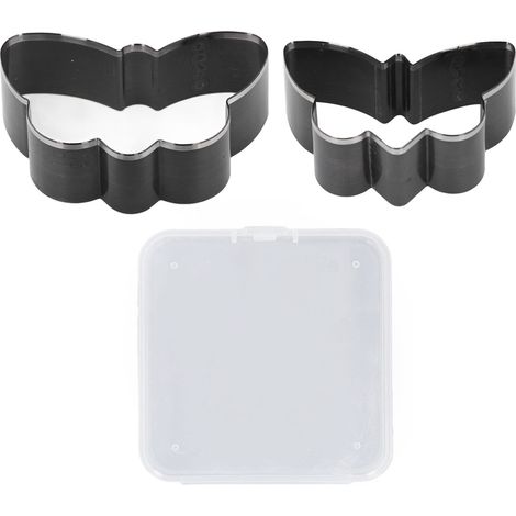 2 matrices de découpe papillon pour cuir, tissu EVA, papier, caoutchouc et silicone (1/5)
