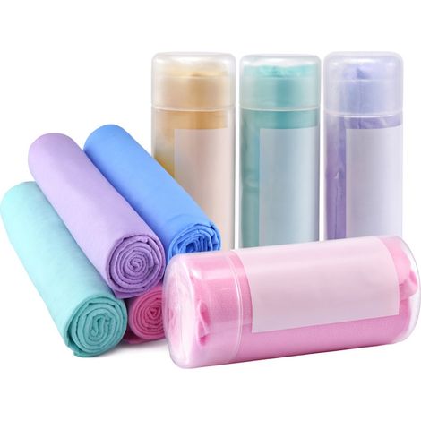 Chamois synthétique 64 x 43 cm en sachet qualité A, serviette de séchage (1/5)
