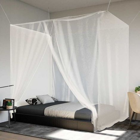 Moustiquaire suspendue 156 maille blanc 220x200x210 cm (1/5)