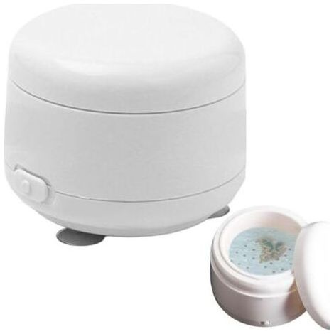 FENOPLASTICANettoyant de bijoux portable, nettoyeur à ultrasons Jewierry Machine à bijoux de ménage,Conception de couverture ouverte à un seul bouton ouvert (1/4)