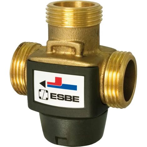 ESBE Válvula de carga térmica VTC312, temp. de apertura 60 grados, Kvs3.2, G1, 51001700