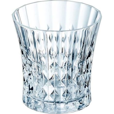 Verres à eau - Cristal d\'Arques - Lady Diamond - Verre ultra transparent - Design vintage (1/2)