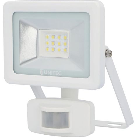 UniTec LED Strahler weiß mit Bewegungsmelder 7 W 850 lm Wandleuchte (1/3)