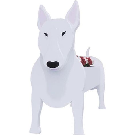 Pot de fleurs en forme de chien de dessin animé, pot de fleurs à monter soi-même, motif chien, races de chiens, pot de jardin, décoration intérieure, ornement, D (1/4)