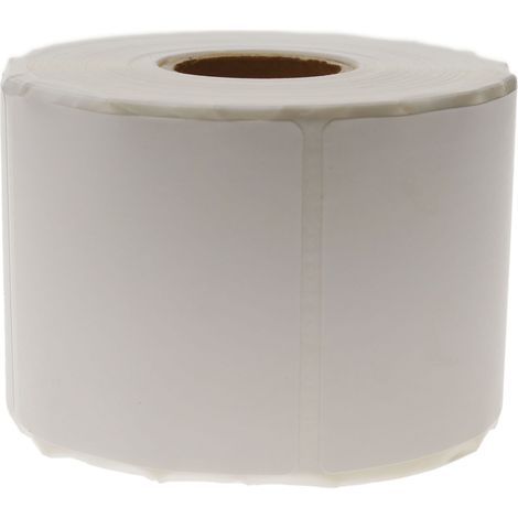 BeMatik - Rouleaux bobine 600 étiquettes pour imprimante transfert thermique 50.8x50.8mm 50 unités (1/5)