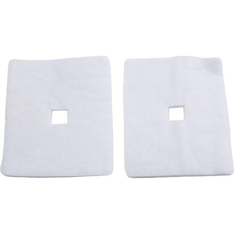 Lot de 2 filtres à air en coton pour pompes à air HP 60 et HP 80 — Filtre de rechange pour pompes de plomberie maison et jardin, matériau en coton blanc lavable (sku) (1/5)