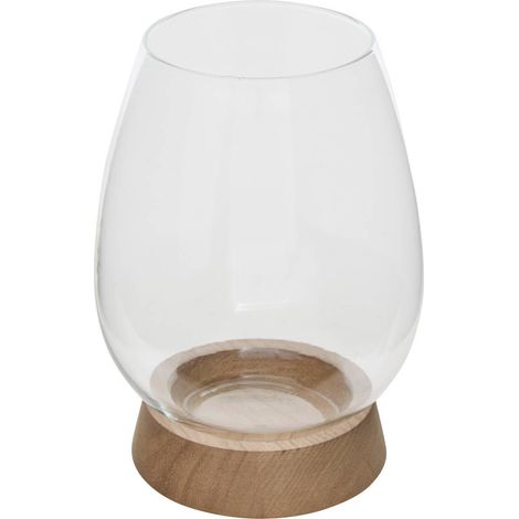 Vaso per candele wonj trasparente 13,5x13,5 cm - Atmosphera créateur d'intérieur