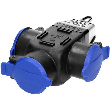 Regleta de enchufes a prueba de salpicaduras 3x2P+Z, 16A, IP44 OR-AE-1346(GS) schuko (1/5)