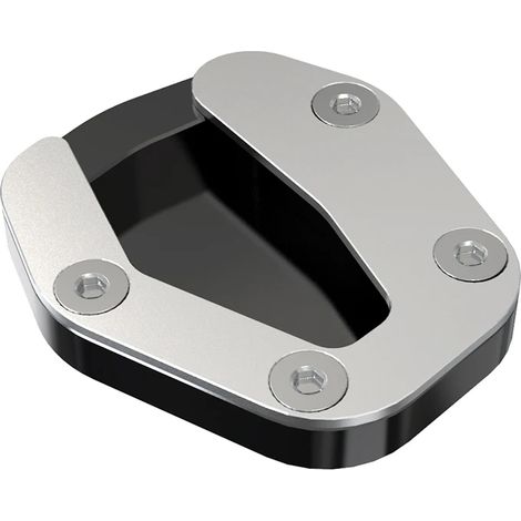 (Argent SANS LOGO) Rallonge de béquille latérale pour moto, compatible avec Moto Guzzi V100 Mandello 2023-2024 maxpower (1/4)