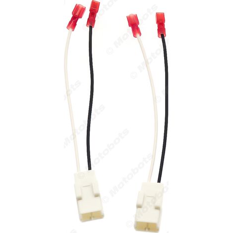 Compatible with Chrysler/Hyundai/Mazda/Dodge audio speaker wiring harnesses and speaker retrofit cables (1/4)