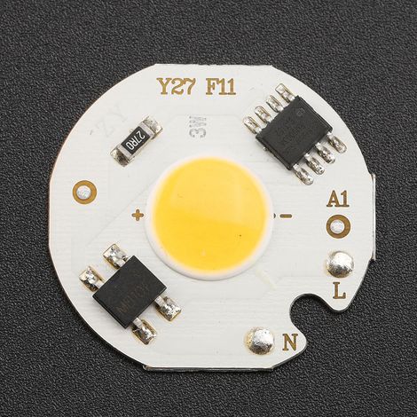 Panneau lumineux LED COB linéaire haute tension 220 V AC sans pilote, pour spots encastrés, projecteurs, éclairages sur rail et plafonniers. Vendu par lot de 10. (1/4)