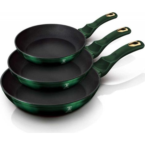 Berlinger Haus Emerald Bratpfannen grün metallic Ø20-28 cm (1/3)