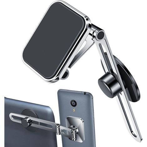 Porte-Téléphone Magnétique pour Voiture - Support pour Téléphone Portable,Support Réglable et Rotatif à Tenue Solide pour Véhicules et Camion pour Conducteurs et Conductrices pour Voyages (1/5)