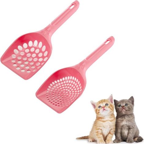 Dailygoods - Cosensi - Set mit 2 Kunststoffschaufeln für Katzenstreu (1/5)