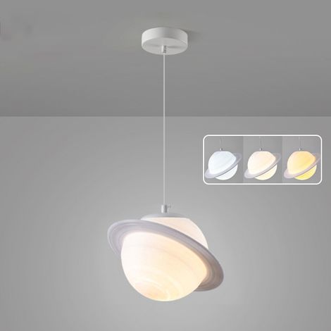 Lustre Creative Planet, lampe suspendue, lampe de chevet, plafonnier suspendu, 3 températures de couleur réglables, hauteur réglable, 25 cm x 150 cm (1/5)
