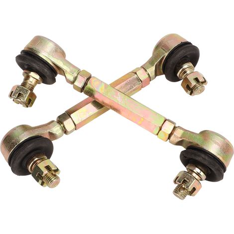 Jeu de 2 rotules de barre stabilisatrice en acier allié, filetage 10mm, pour quad 50cc 70cc 90cc 110cc 125cc, kit extrémité de biellette (1/5)