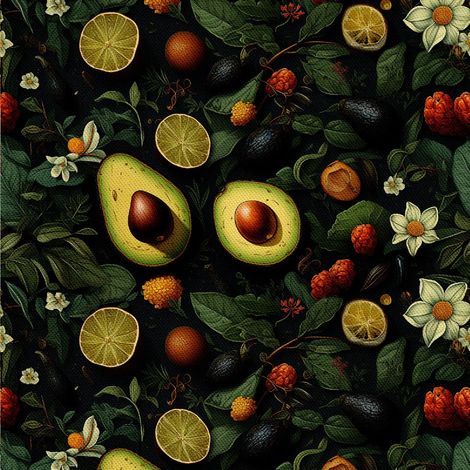 Tela decorativa para exteriores Oxford - Motivo frutal  DX6331 (1/5)