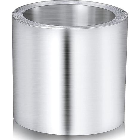 Rouleau de plaque en zinc pur 99,99 % zinc pur pour laboratoire scientifique 1000 x 200 x 1 mm d'épaisseur (1/4)