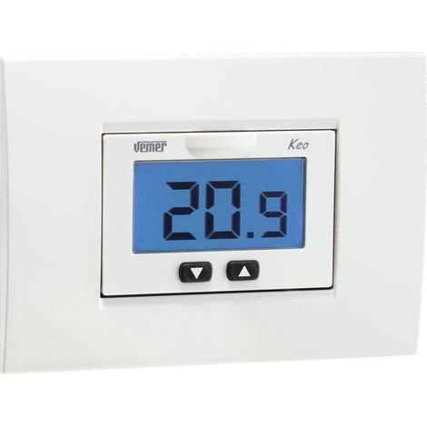 Vemer termostato keo-b con display lcd a batterie ve267100 (1/5)