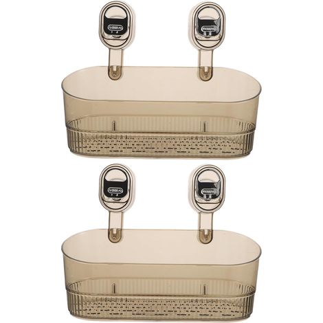 Étagère à ventouses Unomor pour salle de bain sans perçage 2 (1/5)