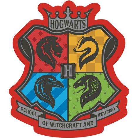 Coussin Forme Blason Harry Potter - Poudlard -Hogwarts- (1/2)