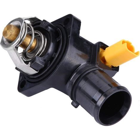 Thermostat de voiture de liquide de refroidissement moteur + boîtier de thermostat pour 206 207 SW 1007 Bipper Tepee, pour C2 C3, pour Fiorino Qubo OE: 1336Z2 (1/5)