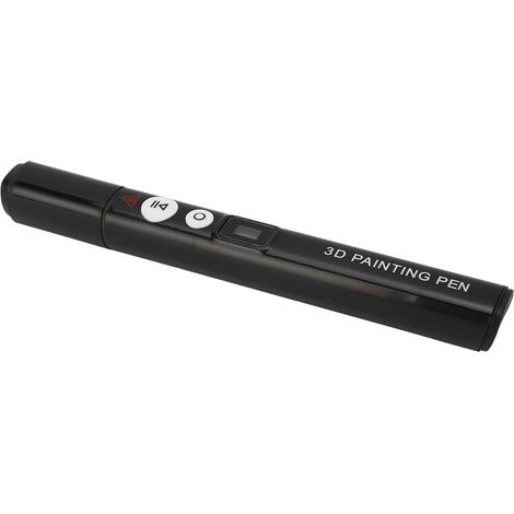 Stylo d'impression 3D intelligent haute température avec écran LCD ergonomique pour PLA et ABS (noir) (1/5)
