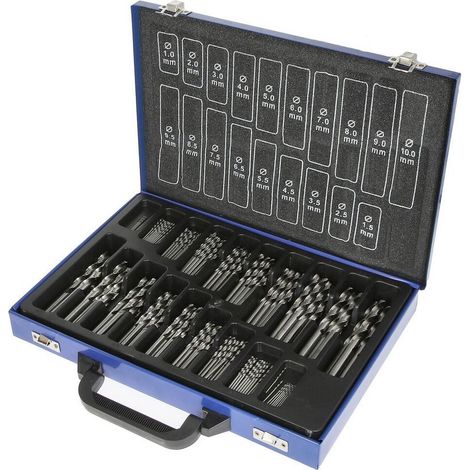 Jeu de forets HSS-G pour acier Ø 1 - 10 mm (1/2)