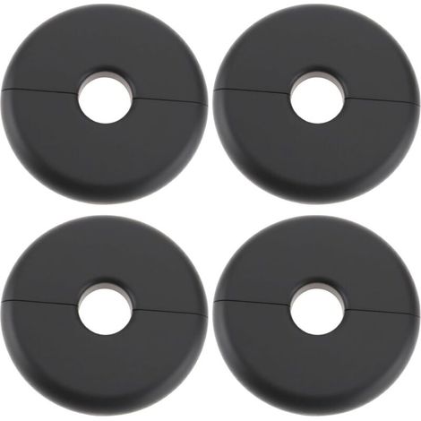Radiator Pipe Cover 16mm 70mm Diameter Radiator Pipe Cover for Radiator Wall Pipe Decoration Black 4pcs (1/5)