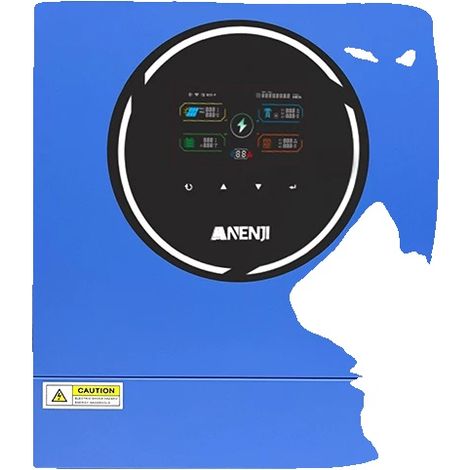 Inversor solar, salida de onda sinusoidal pura, cargador solar integrado, ANJ-5KW-48V-WIFI, 220-240V-a (1/2)