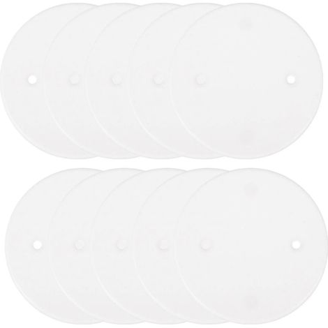 Lot de 30 caches-plafonds ronds de rechange pour protection de câbles d'alimentation (1/2)