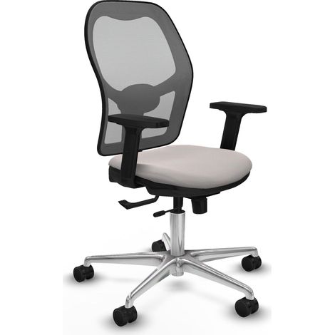 Silla de oficina piqueras y crespo Jorquera blanco polipiel malla (1/2)