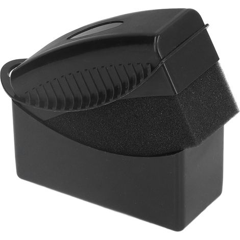 Tampon noir pour le contour des pneus, brosse éponge pour le polissage, le cirage et le nettoyage des jantes de voiture (1/5)