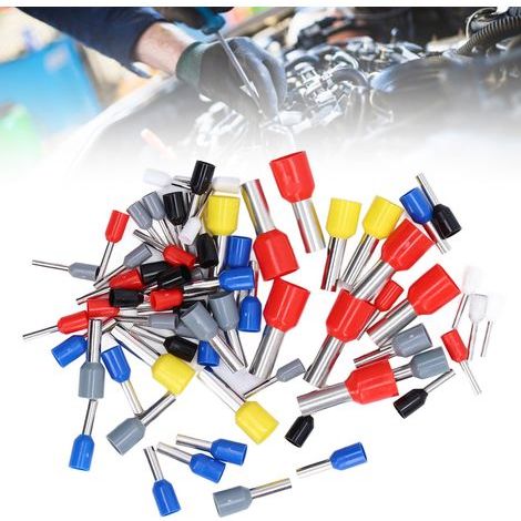 1200 terminales de crimpado aislados universales para cables de automoción. (1/5)