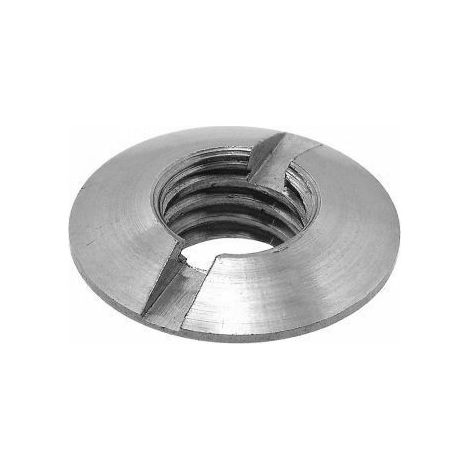 Ecrou Fraisé Bombé Fendu inox (1/2)