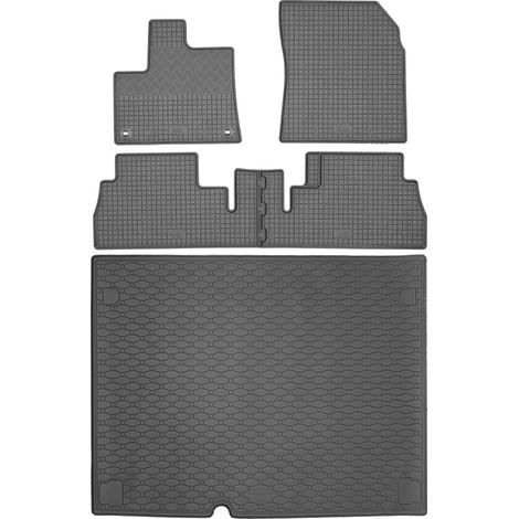 Citroen Berlingo III Kastenwagen ab 06.2018 SET - Gummifußmatten + Kofferraummatte