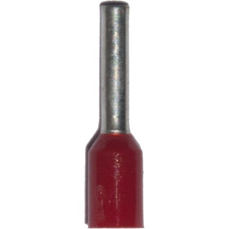 Bout isolato 01,00 mm², rosso, 100 pezzi