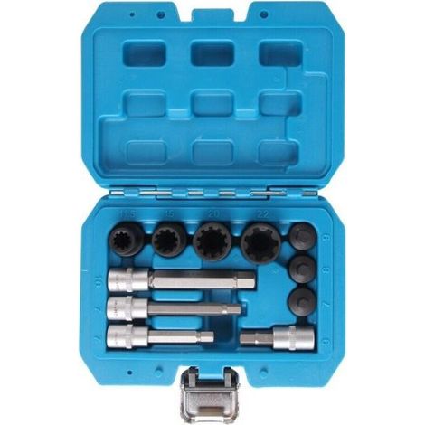 SET 11 BUSSOLE SMONTAGGIO MONTAGGIO PINZE FRENI PER MERCEDES 3/8'' 1/2'' 21478