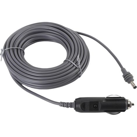 Câble d'alimentation de Voiture CC 18 AWG, Cordon d'alimentation étanche Plug and Play pour Mini Chargeur Satellite Rectangulaire, avec Connexion étanche IP68 et Stable (10M) (1/4)