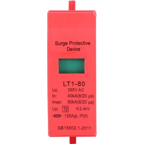 Dispositif de protection contre les surtensions, parafoudre domestique AC 385V80KA (1/5)