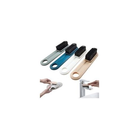 Lot de 4 Brosse a Linge,Multifonction Brosse a Recurer avec Poignée,pour Nettoyer Vêtements,Chaussures,Carrelage,Cuisine Salles de Bain(4 Couleurs)
