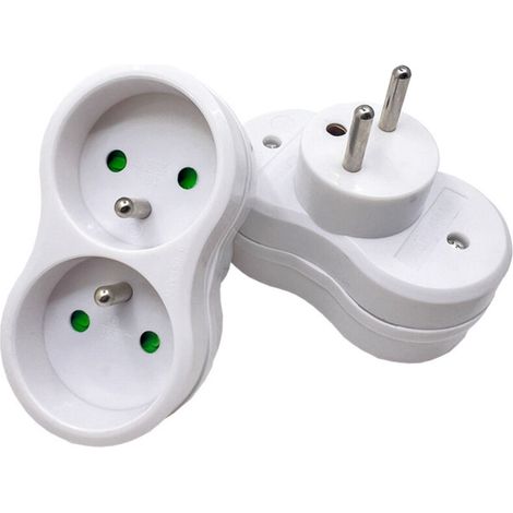 2-socket power strip for facade - 2x16A - White [Energy class A] (1/5)