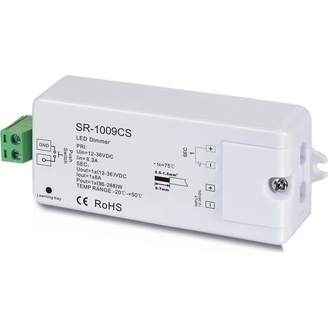 Régulateur unicolore 12-36V 1 canal 8A contrôle RF SUNRICHER -