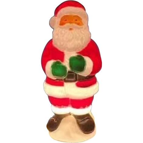 Lumières extérieures de Noël en forme de père Noël – 30 x 16 cm – Imperméabilité IP44 – Décoration pour cour et patio (1/5)