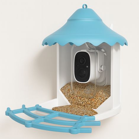 VicoHome N002 Vogelfutterhaus mit WLAN-Kamera – Intelligentes Vogelfutterhaus mit Solarpanel und KI (1/5)