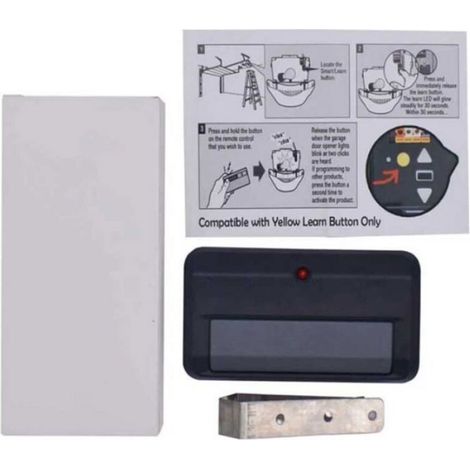 Télécommande ouvre-porte garage - - Compatible LiftMaster, Chamberlain, Craftsman - Code rotatif Security+2.0 (1/4)