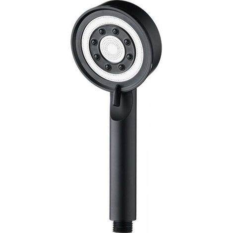 Pommeau de Douche, Pommeau Douche Anti Calcaire Économie d'Eau, Douchette Douche avec 5 modes de jet ( Misted Black) (1/5)